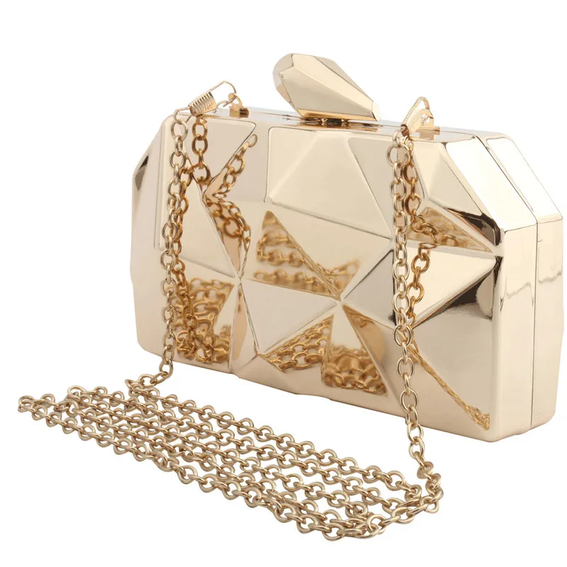 
The latest style Women Metal Evening Clutch Crossbody Chain Bag fashion bags Wholesale 