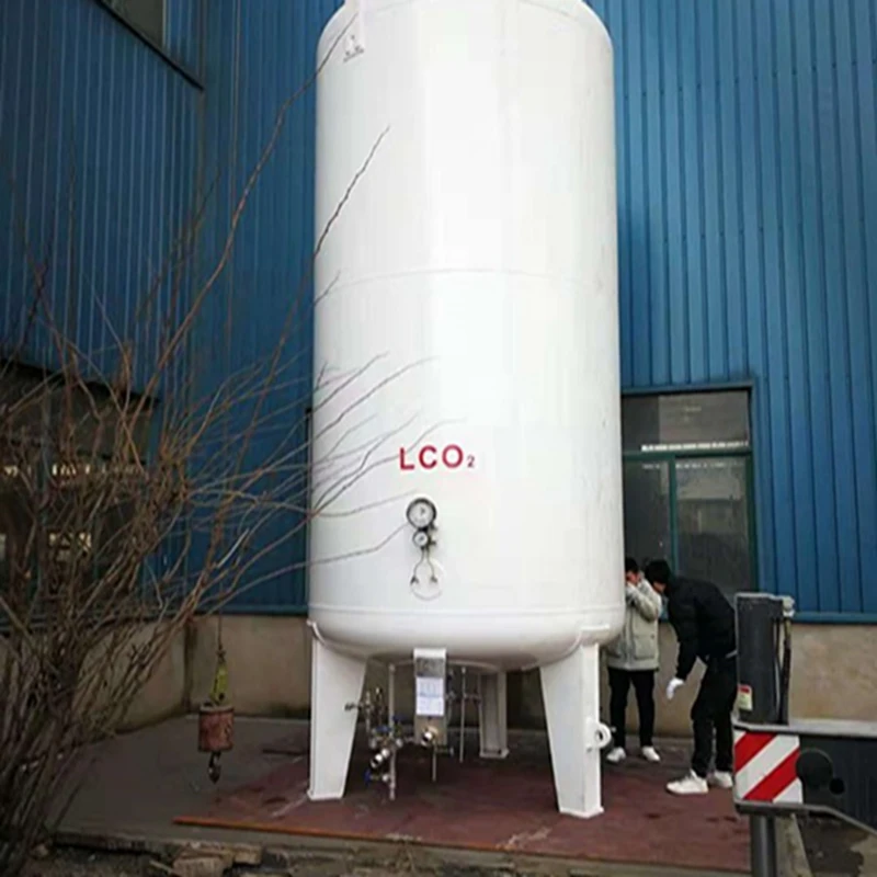 Scrapped 15.8 cubic meter Lco2 carbon dioxide storage tank steel cylinder