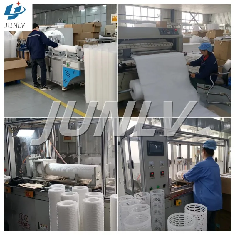 JUNLV high quality20 inch 4.5 micron Large High Flow PP Pleated Water Filter Cartridge for water treatment