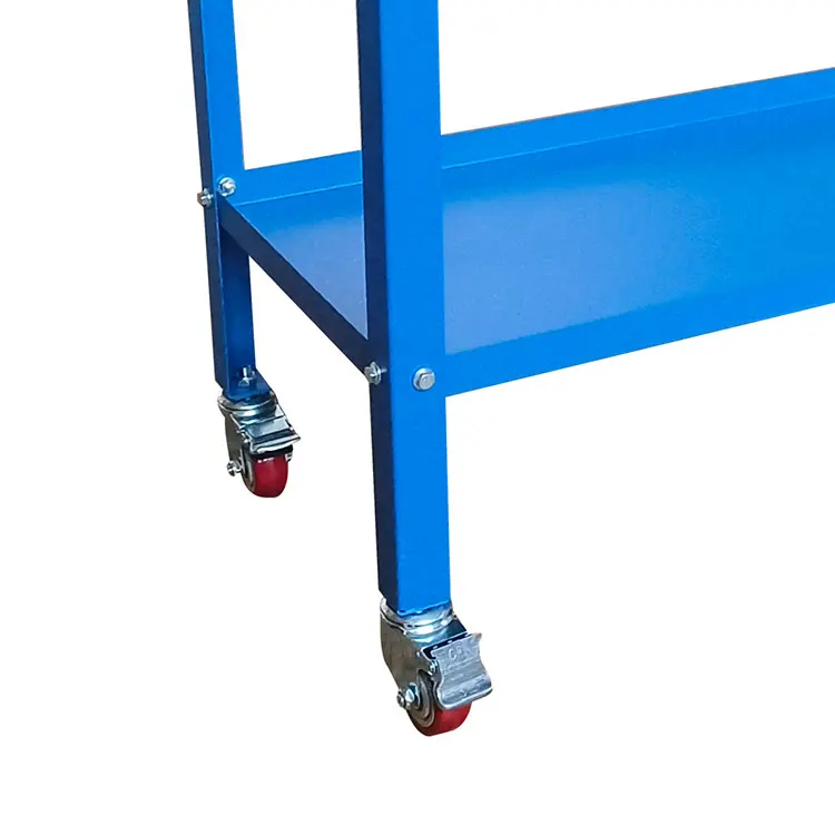 Heavy Duty table w/castors Iron-Man Welding Table withstorage tray for workshop