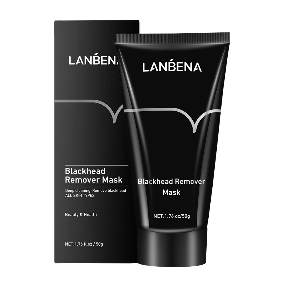 LANBENA Natural Bamboo Charcoal Nose Pore Shrinking Peel Off Blackhead Remover Mask