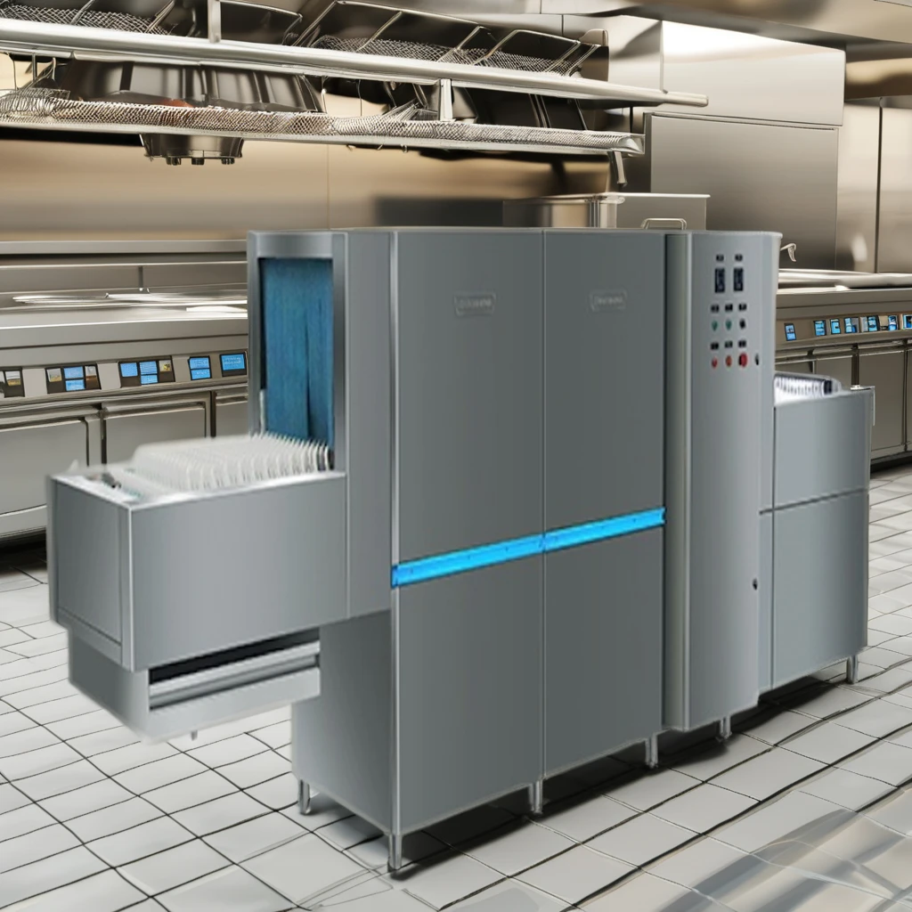 Industrial Dish Washer Commercial Large Flight Type Wash Dishes Commercial Dishwasher Parts Machine Automatic Dishwasher