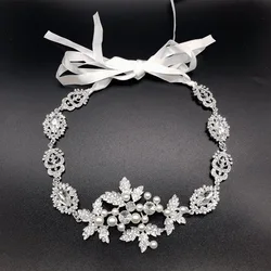 Хрустальная Свадебная повязка на голову тиара невесты