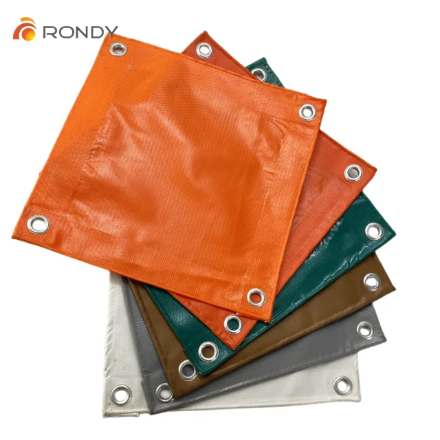 Customized 10 x 20 pvc tarpaulins anti uv waterproof High strength pvc tarpaulin 500 microbes thickness pvc tarpaulin fabric