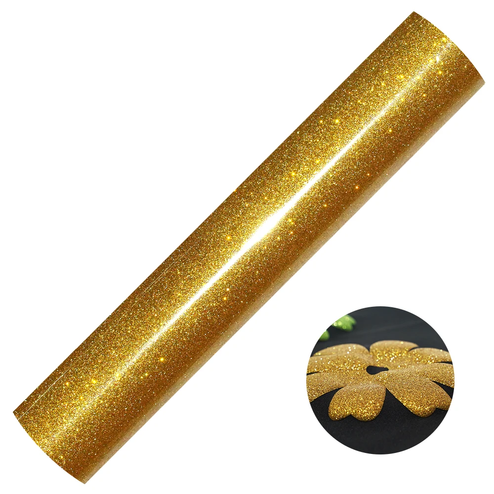 Yesion 3D Glitter Puffy Heat Transfer Vinyl Roll Flex PU HTV Puff Vinyl Heat Transfer Film For Clothing