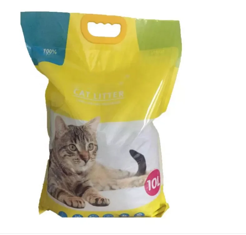 China manufacturers supply pet cleaning Silica gel Cat Litter  Tofu Cat Litter Bentonite Cat Litter