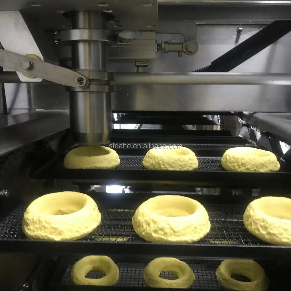 Commercial yeast donuts making machine full automatic donut production line high quality yeast-raised donut food machinery
