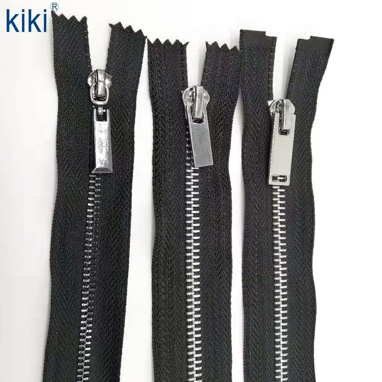 KYY Factory Price 5# Nickle-free Metal Half Zipper for Shoes Garment Accessories Metal  Zipper