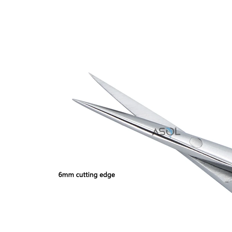 Stainless steel customized micro eye spring ent scissors vannas micro scissors