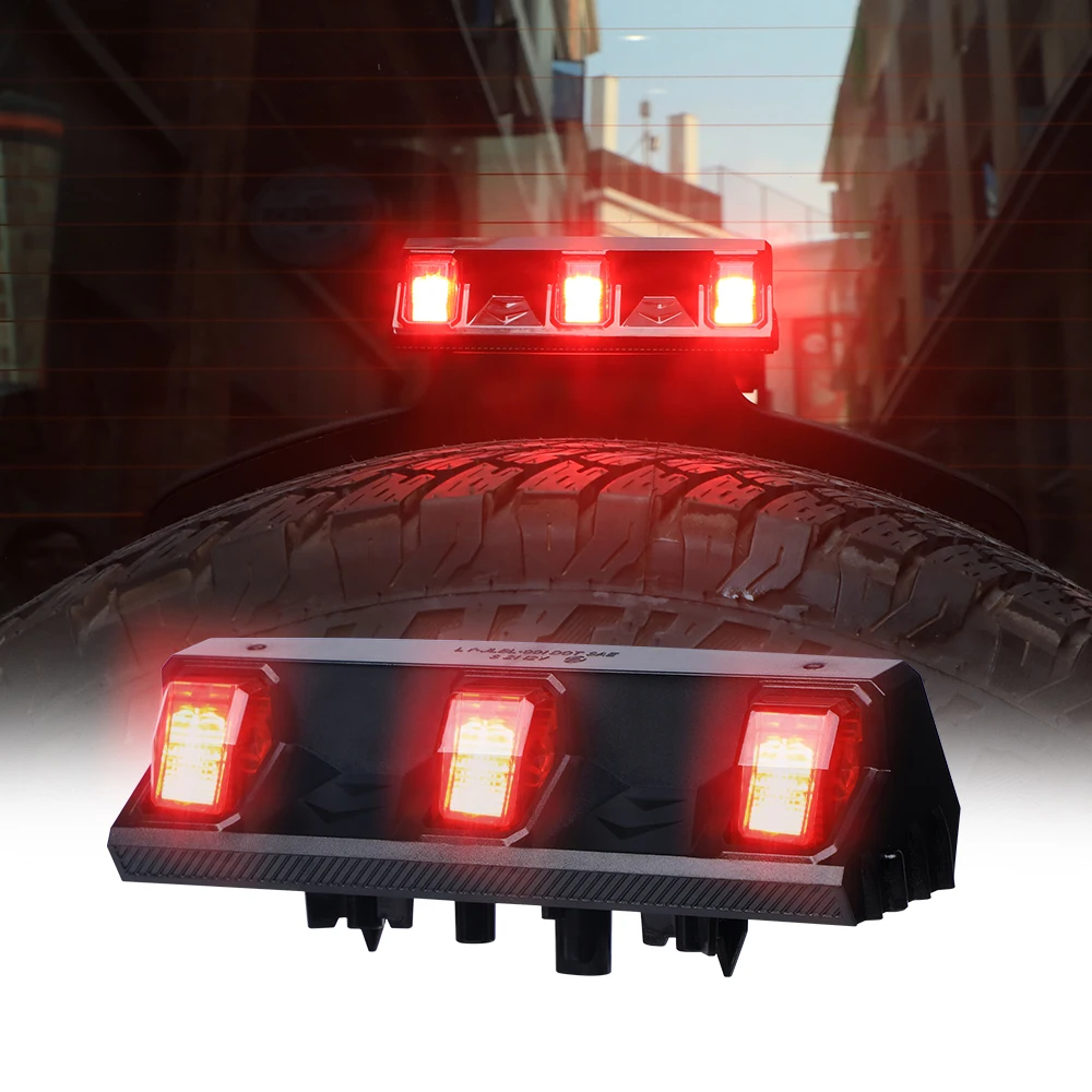 LOYO Eagle Claw Design Led High Mount Rear Stop Light Smoked Lens Led Stop Brake Lights  Stop Lamp For Jeep Jl