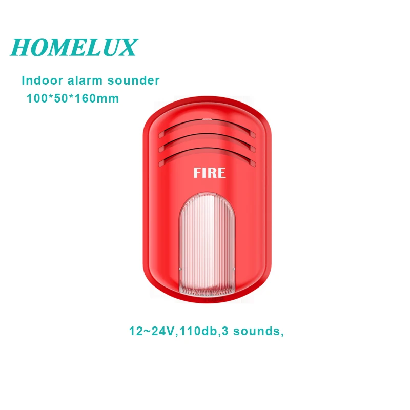 indoor alarm sounder 110db,3 sounds