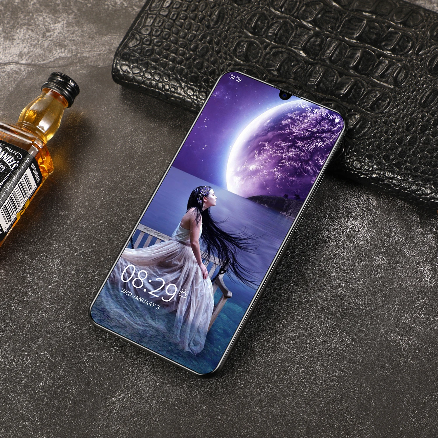  M11pro 7 2 дюймов 12 + 512GB Android смартфон со знаком бесконечности с открытой пяткой и круглым экран мобильного телефона двойной sim-беспроводной доступ в Интернет камера GPS 5G чехол