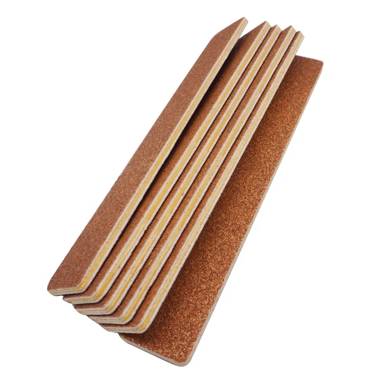 Wholesale Professional Factory Japan Abrasive Brown Square High Quality Nail Perfect Buffer File Nail Files 80/80