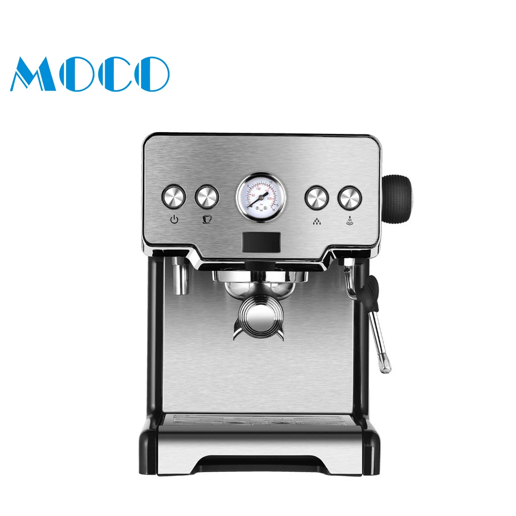 New design Italian semi-automatic pump pressure steam milk brewing portable coffee maker