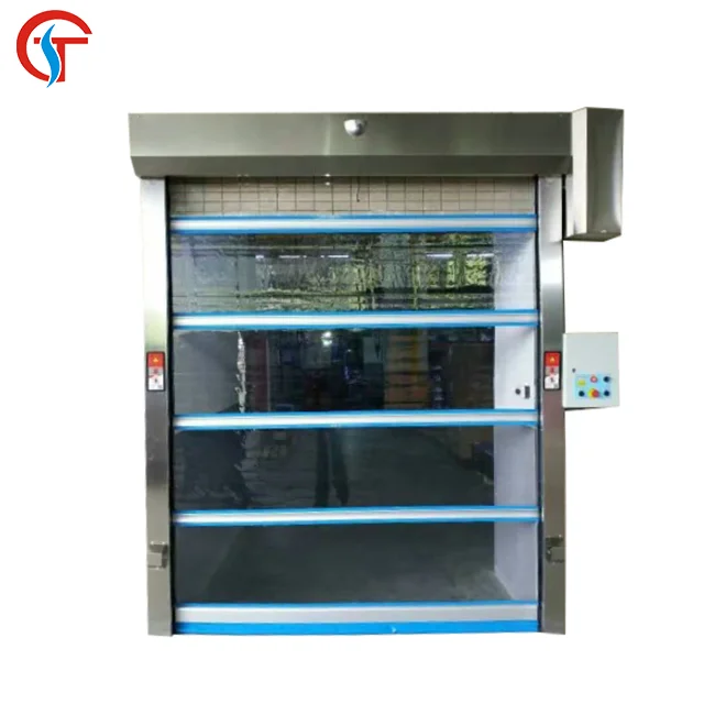 Vinyl Auto Car Wash Plastic Shutter Doors