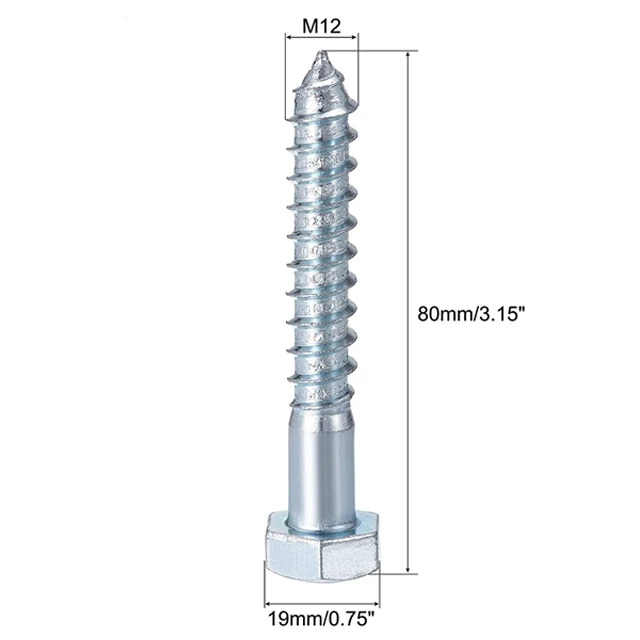 OEM Manufacturer Customized Hexagon Screws Carbon Steel Galvanized Self Tapping Screw