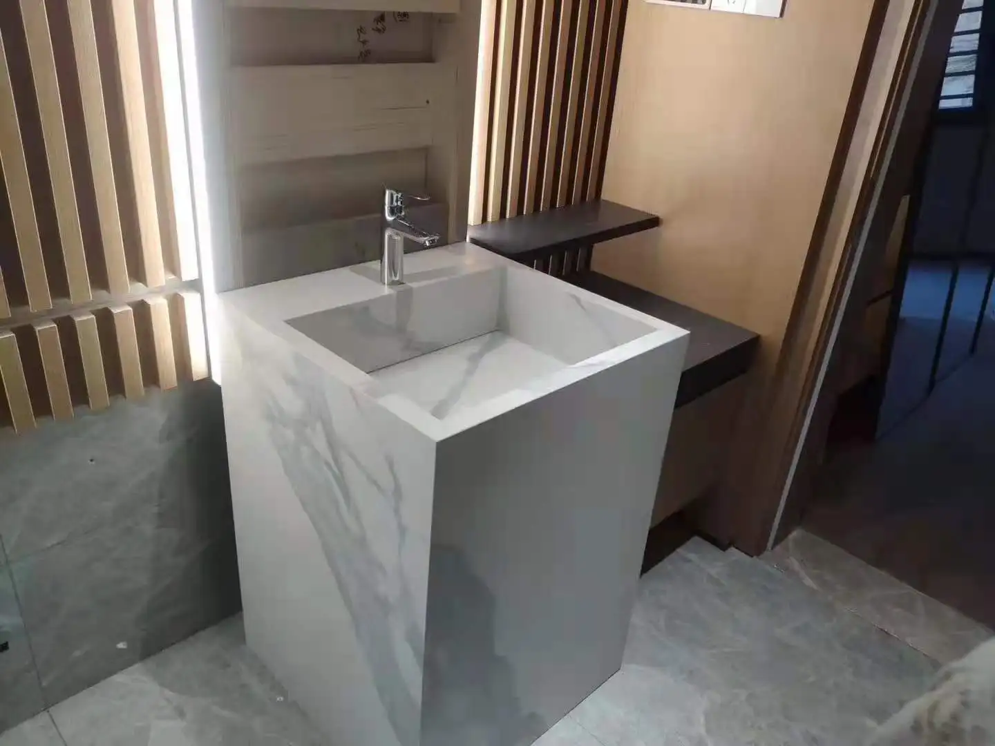 Commercial Hotel Furniture Bath Basin Cabinet Bathroom Vanity Unit