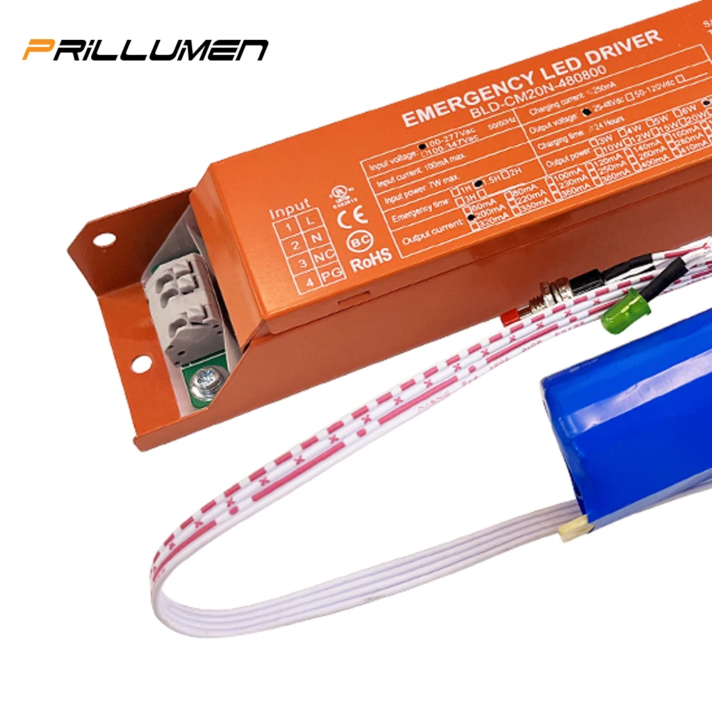 Customizable Led Light Panels Saving Device Triproof Light Emergency Backup Light Battery Pack With Emergency Battery Pack