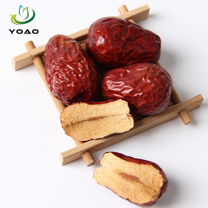 Factory Supply Sweet Taste Dried Red Dates Natural Dried Big Red Jujube Dates High Quality Fruit Tea in Bulk