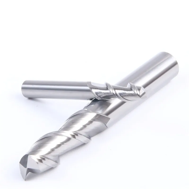 hrc45 cnc lathe machine hot sale 2 flutes solid carbide milling cutter cutting cnc square concave radius end mills for aluminium