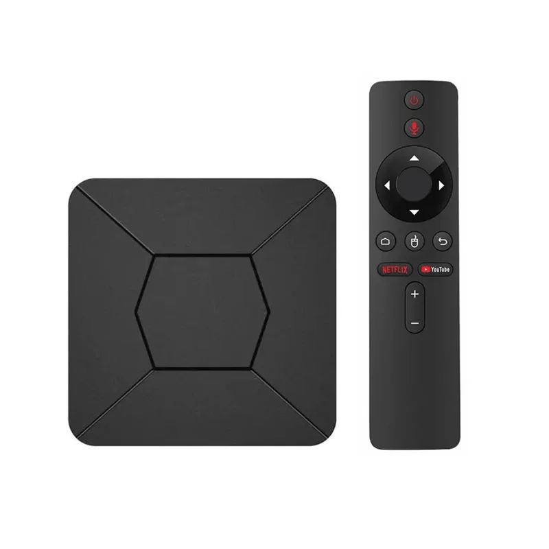 2023 Hot Sell Q5 Allwinner H313 2+8gb dual band Voice remote support ATV interface Android   tv watch TV BOX