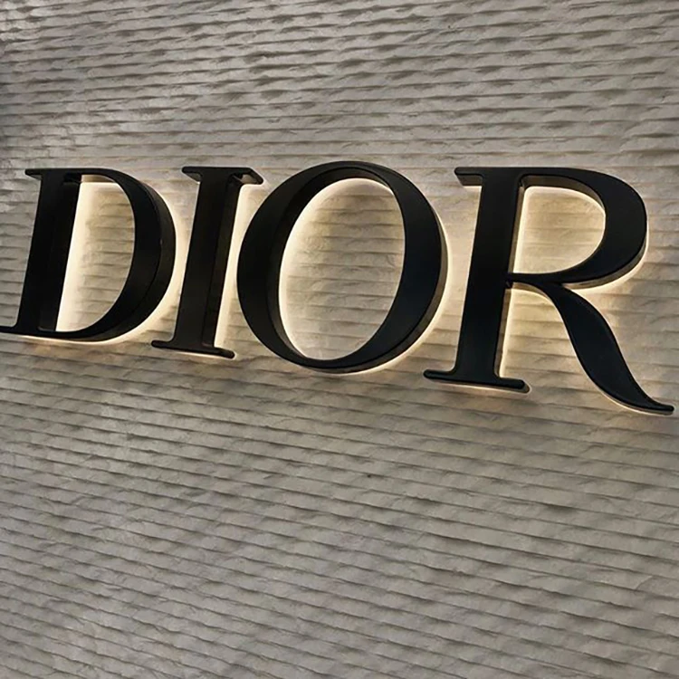Most Popular customized 3d metal logo outdoor channel letters signs led sign board outdoor advertising business sign custom