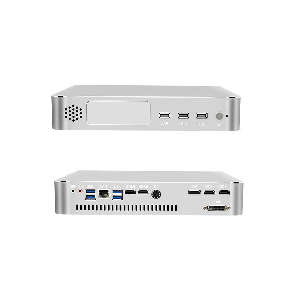  Бесплатная доставка игровой мини-компьютер Intel i3 9100F i5 9400F двойная графика GTX 1050/1050ti 4 Гб мини настольный ПК HD2.0 DP