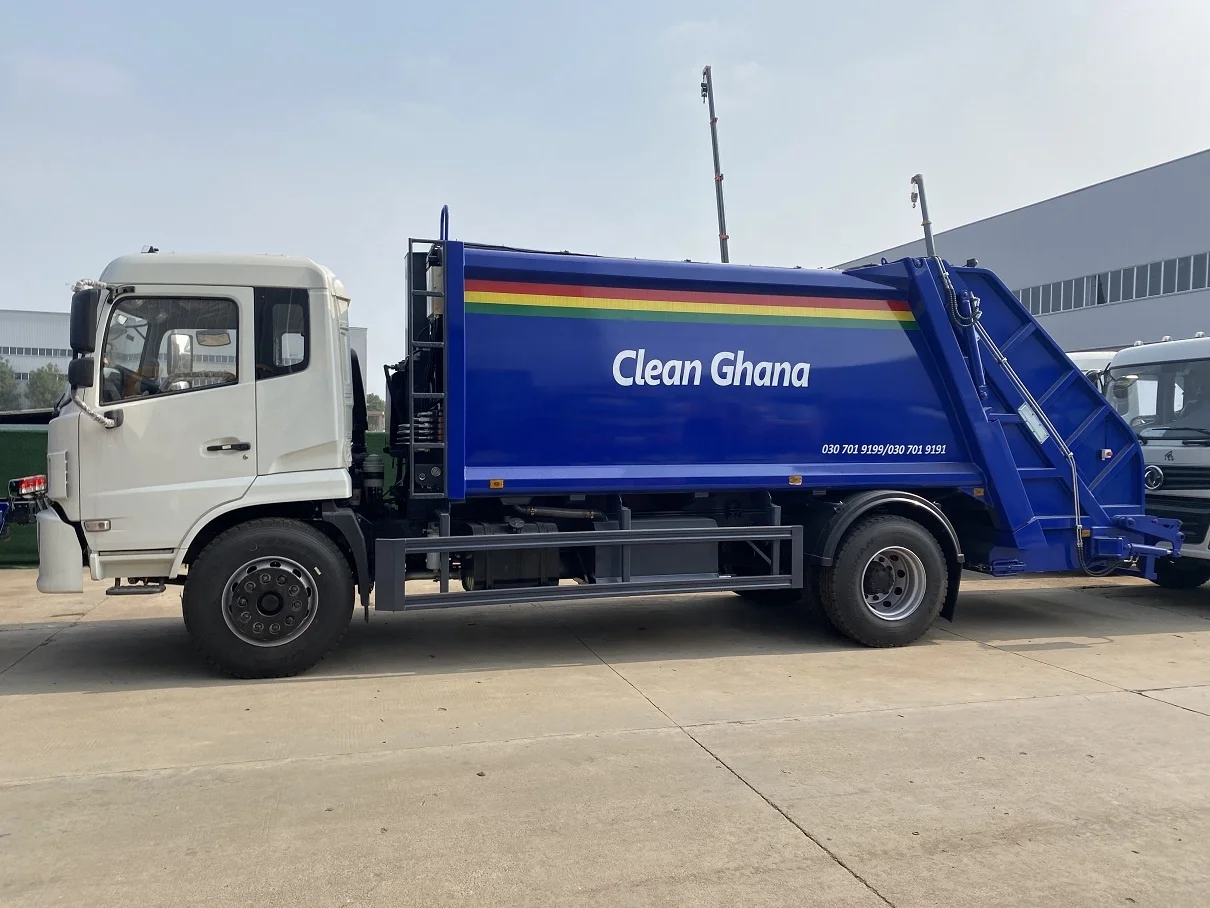 Высококачественный Лидер продаж Dongfeng 4x2 б/у мусоровоз 8 м3 для