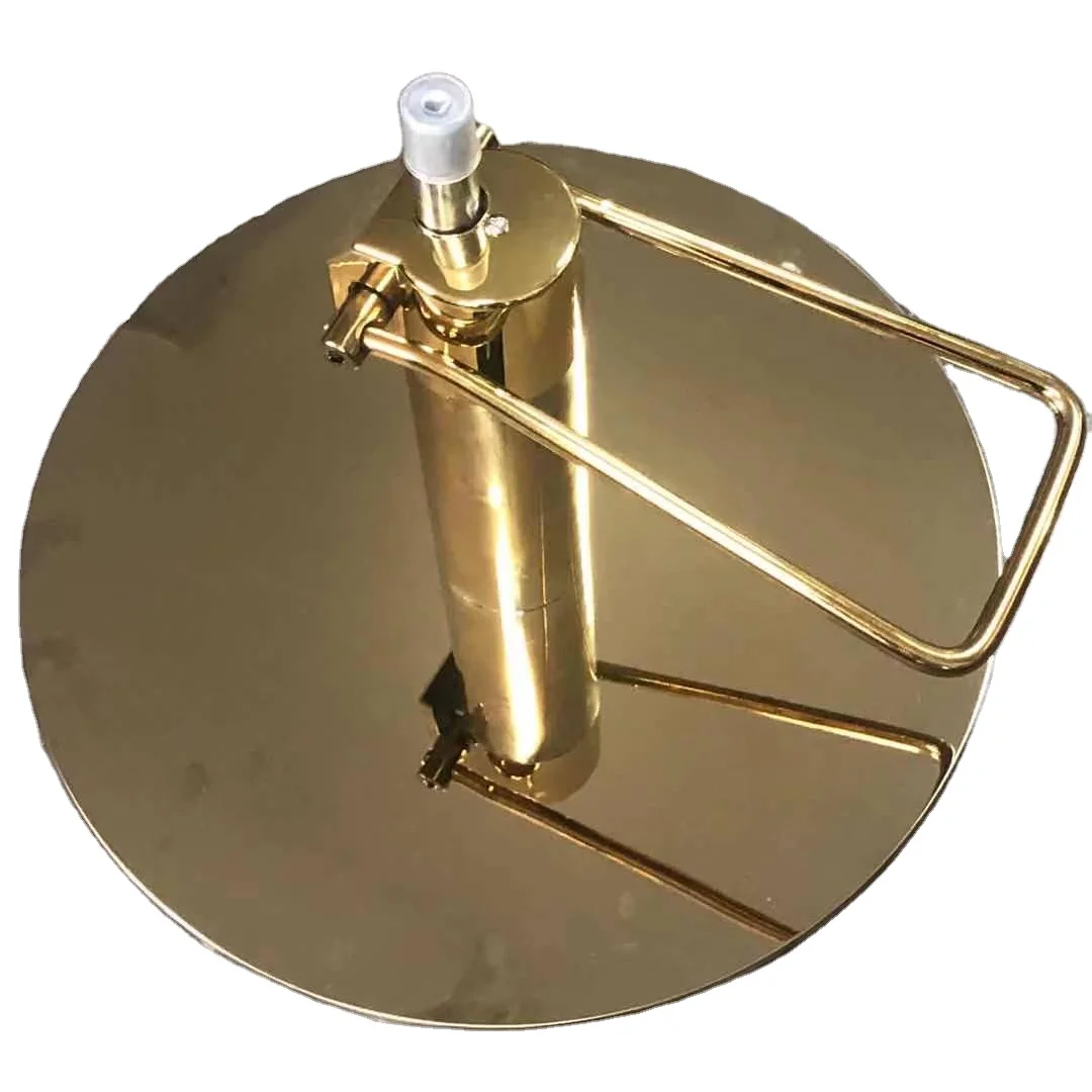 chair pump DA-04 GOLD and stainless steel base DB-21GOLD