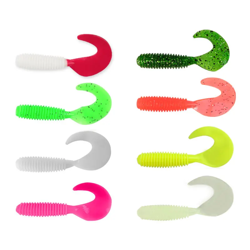 Nice price fishing lures 50- 70mm 3g soft lure set paddle tail soft lure for saltwater