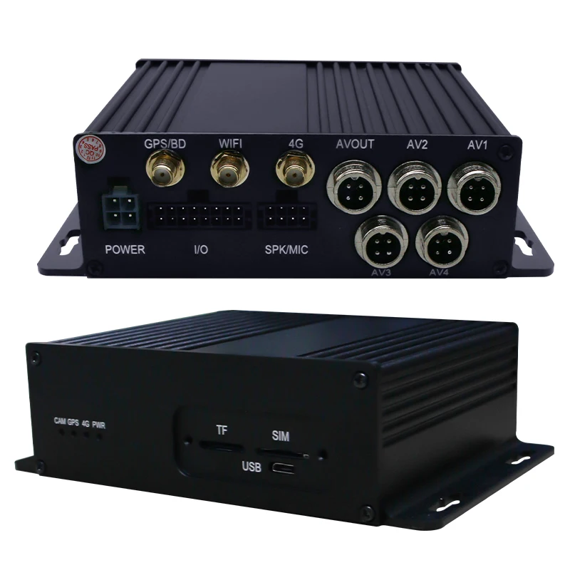 2022 Новая фабрика 4ch 720p Мобильный Dvr 4g Wifi Gps Mdvr с автомобильным автобусом грузовиком автомобилем камера Регистратор