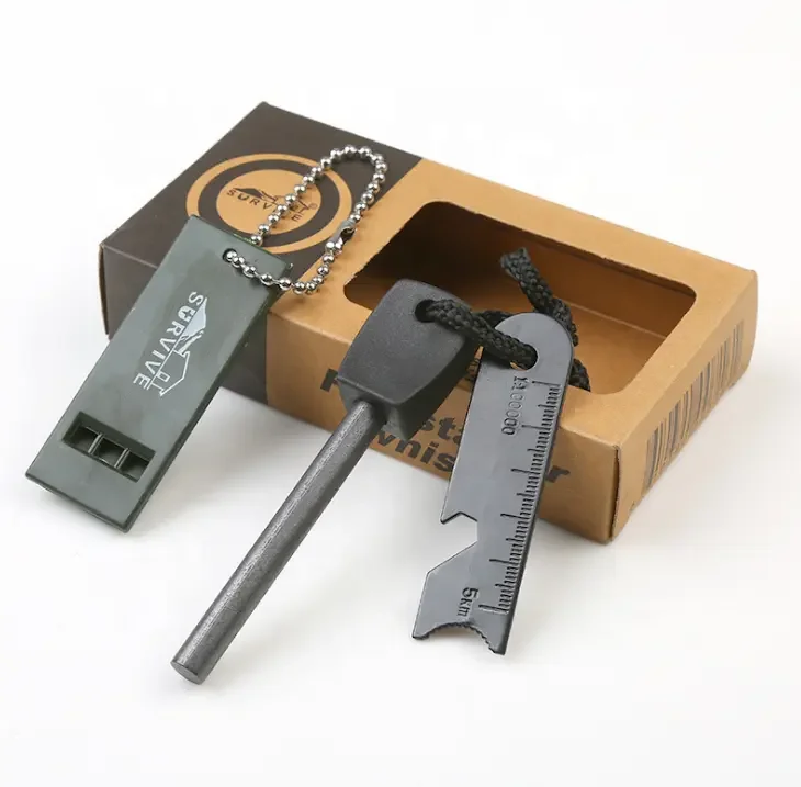 3A Outdoor Camping Hiking Survival Fire Lighter Flintstone Mini Magnesium Ignition Rod Flint Striker Fire Starter