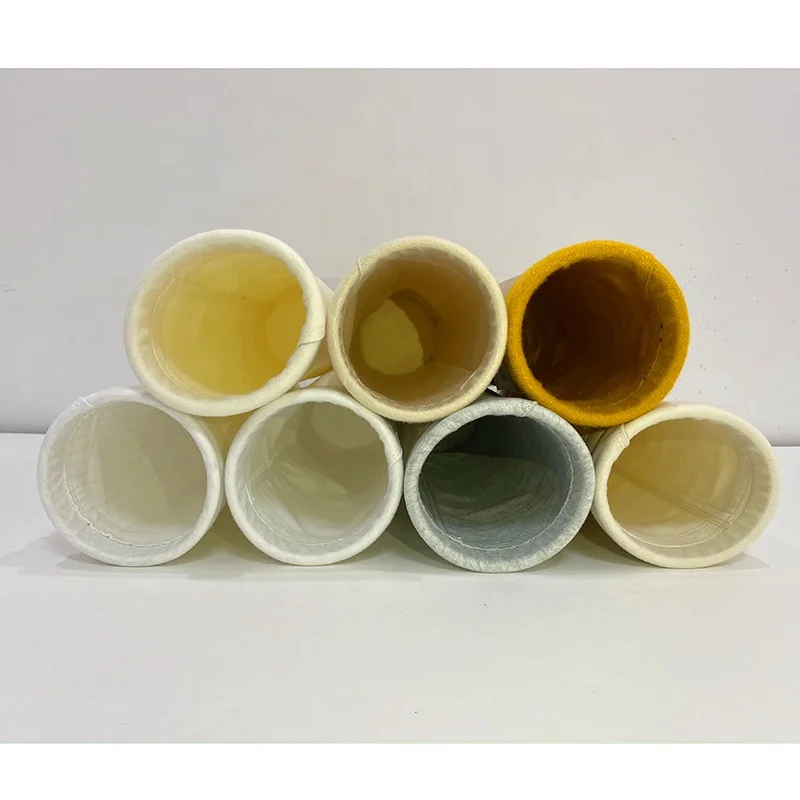 High quality pulse jet dust removal drill cyclone blended anti-static and other fabric dust filter bags