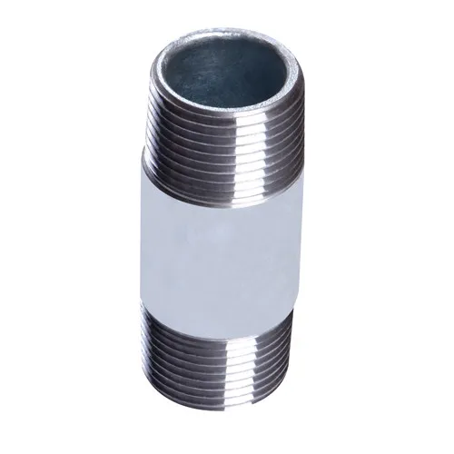 Factory Good Quality Threaded male pipe fitting stainless steel nipple