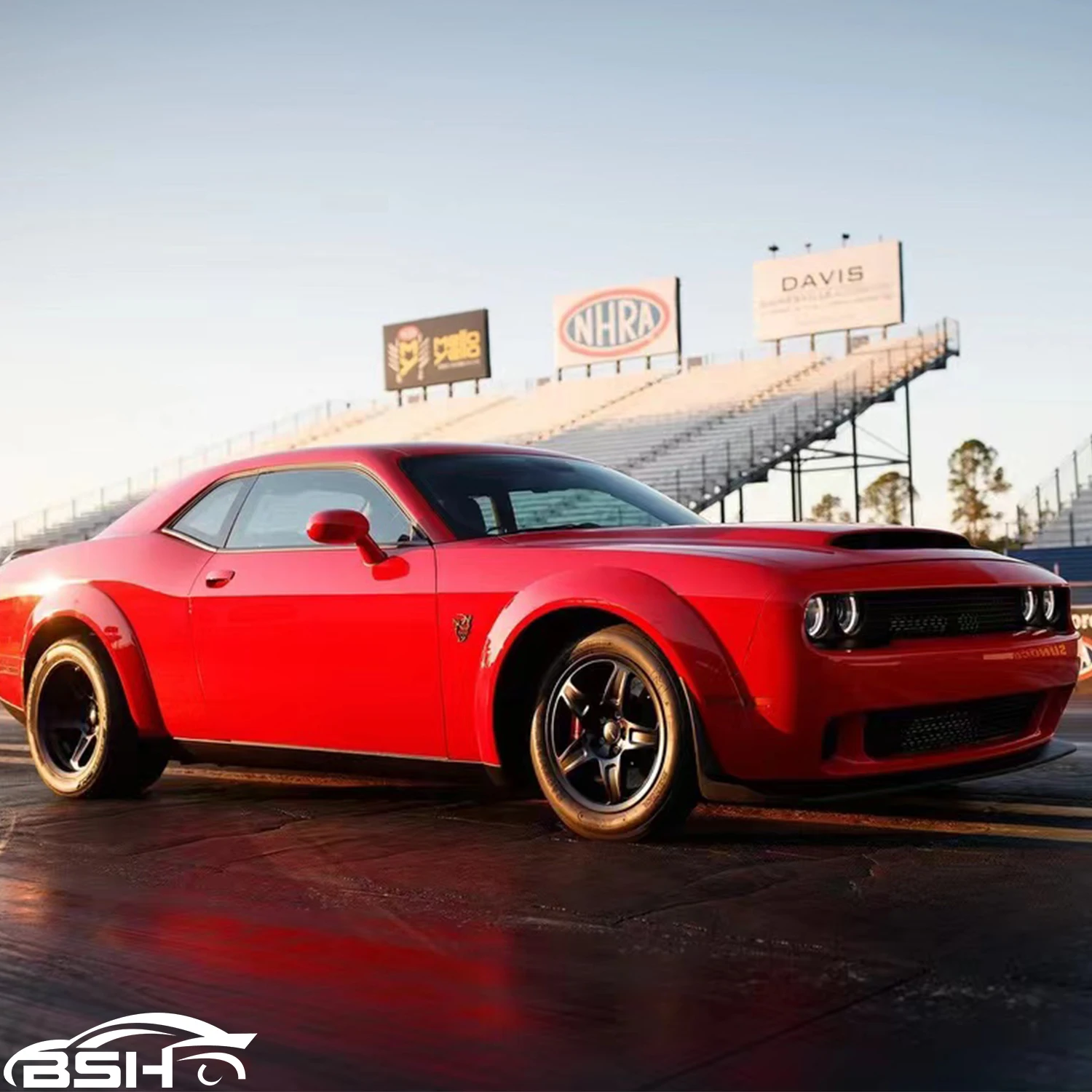 Аксессуары для переднего бампера автомобиля в стиле демона широкие бамперы Dodge Challenger Hellcat