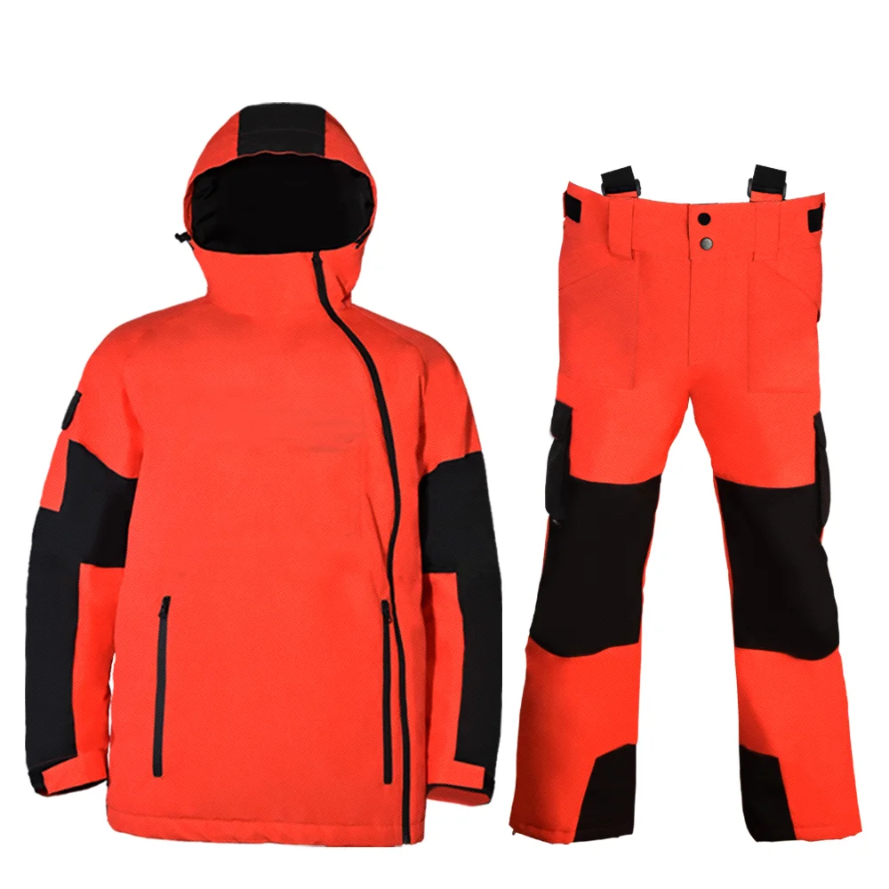 Waterproof Snow Winter clothing Sport Tracksuit Windbreaker Set for Skiing with Sportwear Snowboard Polyester Plus size Ski Suit