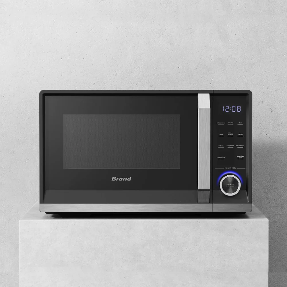 Factory Price OEM Logo 28L Healthy Digital Electric Baking Oven Air Fryer Grill Combi Microwave Oven with Child Safety Lock