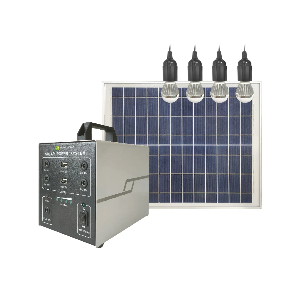 portable rechargeable light with solar panels solar generator and panels home backup power system