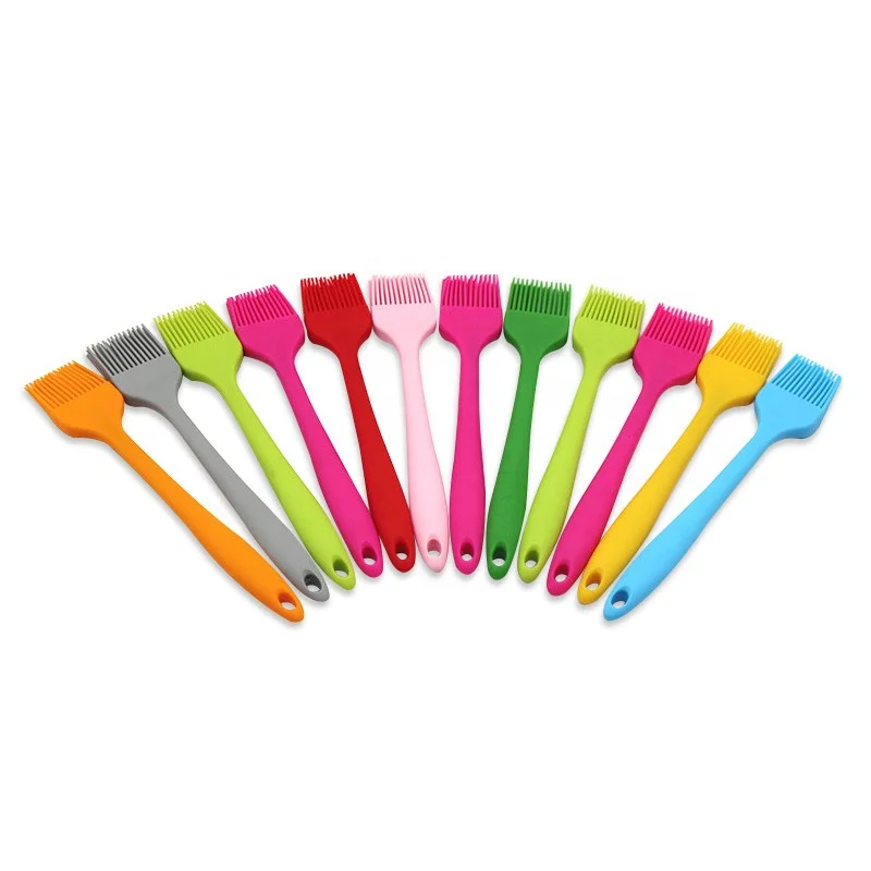 Small Silicone Basting Pastry Brush,Heat Resistant Food Brush Spread Oil Butter Sauce for BBQ Grill Baking , Dishwasher Safe