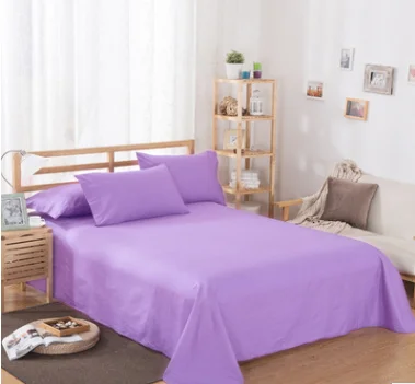 Однотонное белое постельное белье из полиэстера и хлопка слитное покрывало для отеля домашнего использования однотонное одеяло