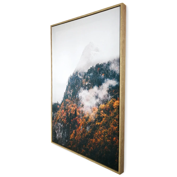 Canvas Painting for Home Decoration Chinese Nature Lake Scenery Abstract Painting Modern Printed