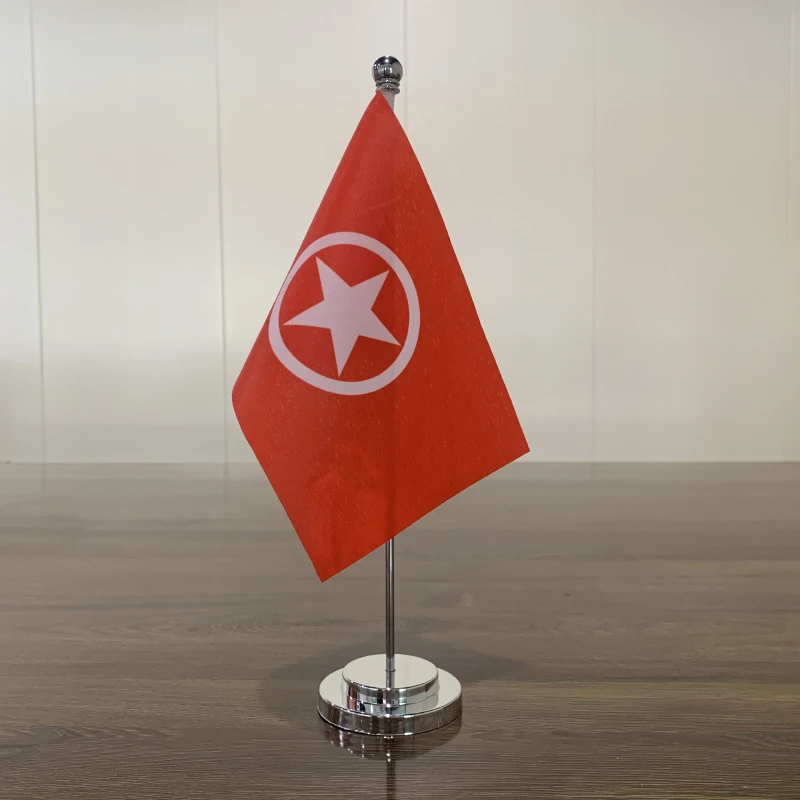 Wholesale 50 Countries Desk Flags Custom Desk Flag Campaign International Country Office Table Flag With Stand and Pole