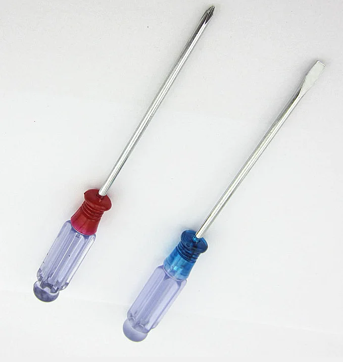 Crystal Screwdriver 3MM Small Screwdriver Transparent Handle Repair Mobile Phone PC Small Screwdriver Cross - Shaped Mini