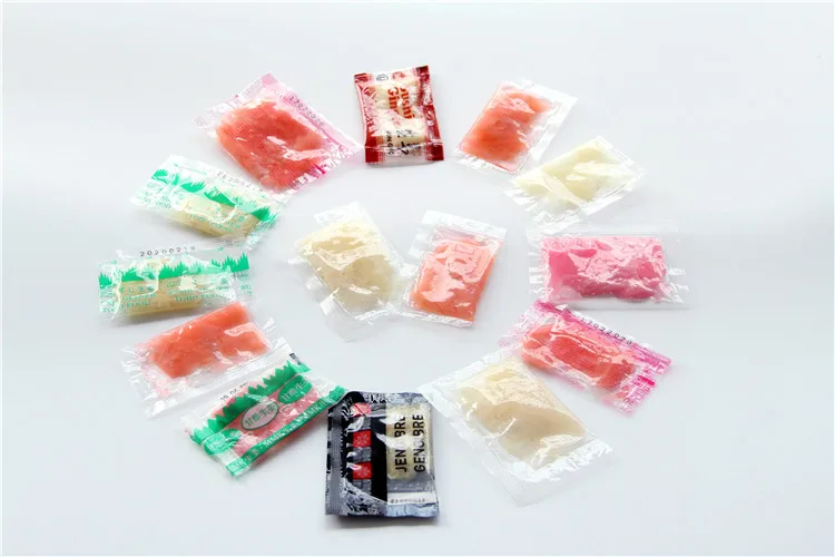 Instant convenience food with sushi 5g package White and Pink Pickled Sushi Ginger