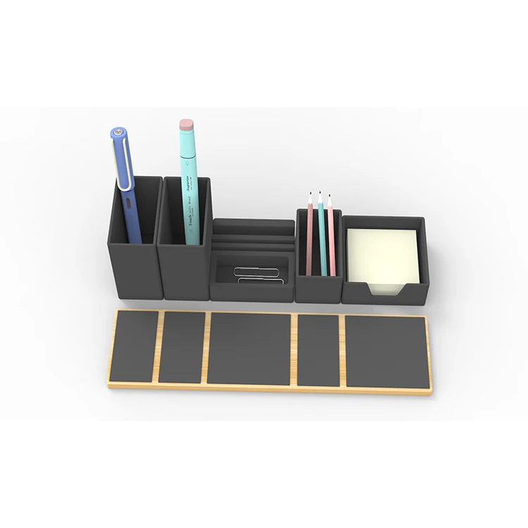 Wholesale Multifunction Organizer Pen Business Card Holder Stationery Office Desk Pen Holder
