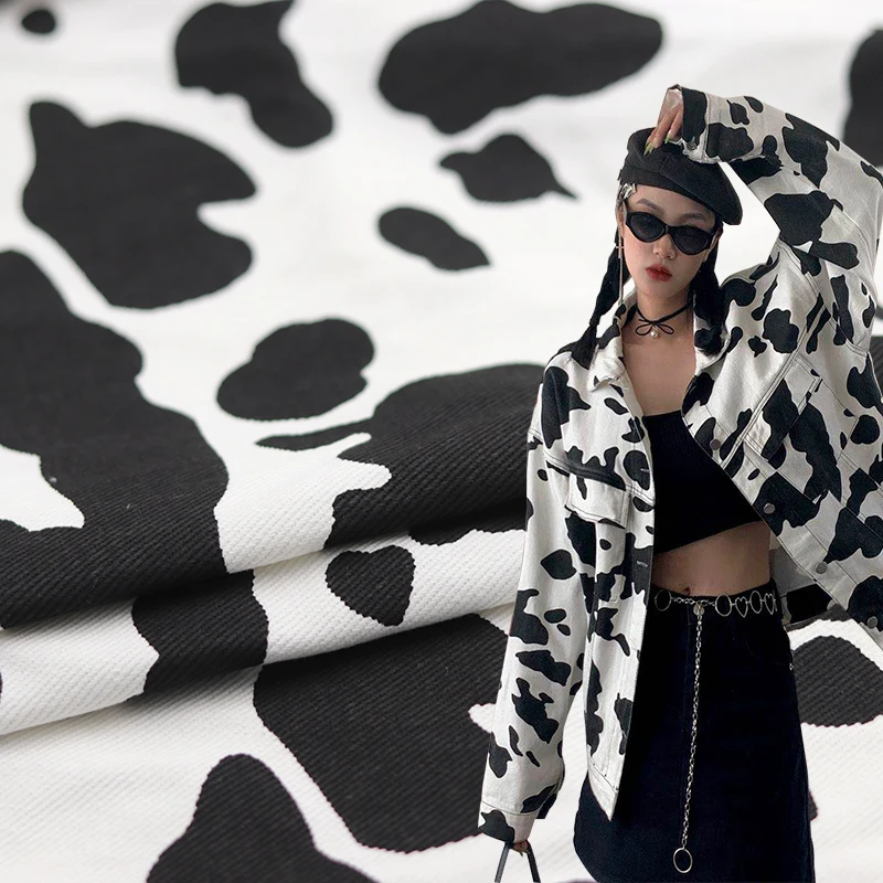 
High Quality Beautiful white 7s 100% printed Cotton Fabric Wholesale Prices Cloth for jacket pants bag 