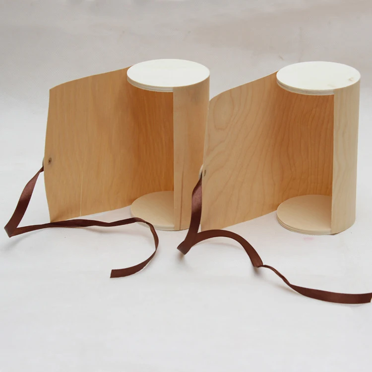 High Quality Low Price Christmas Gift Packaging Soft Wood Birch Bark Chocolate Candy Macarons Glasses Wooden Storage Box