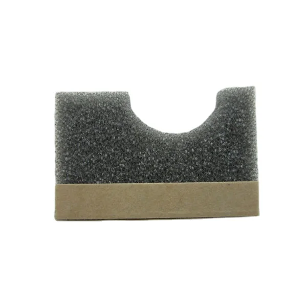 Heat Resistant Sponge Fire Resistant EVA Foam Die Cutting Custom Shape White Gray Single Side Adhesive EVA Neoprene Rubber Foam