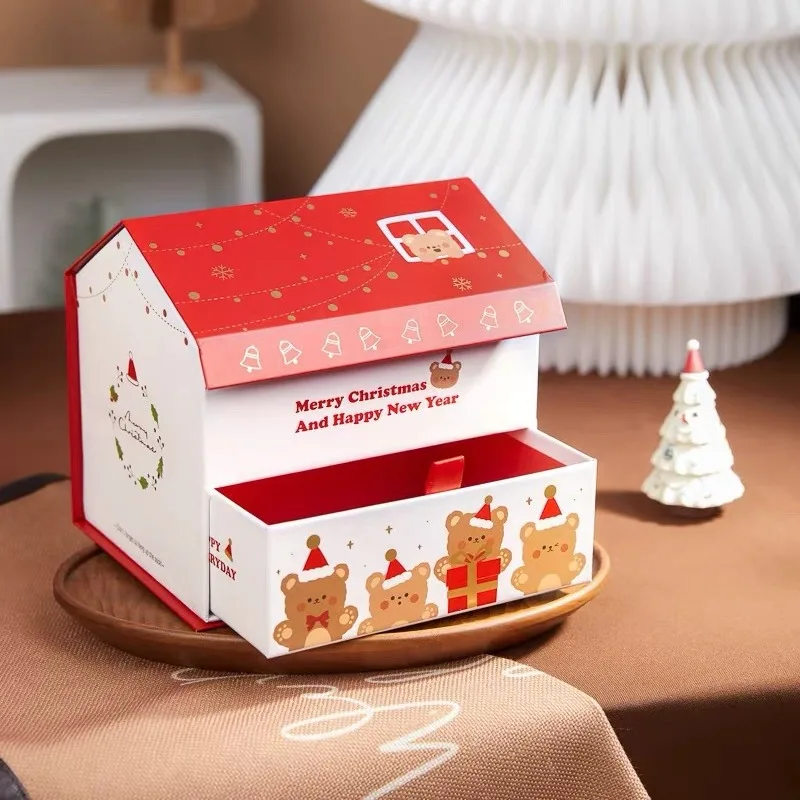 wholesale christmas cracker gift box chocolate candy box cookie gift packaging box