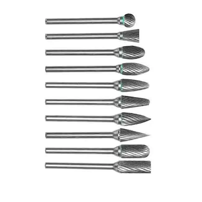 Hot Sale cost-effective High Quality  10pcs 3x6mm 6x6mm dental bur Rotary carbide burr Tungsten Set